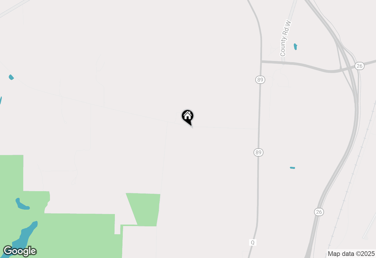 Map of W6315 Kiesling Rd, Jefferson, WI 53549