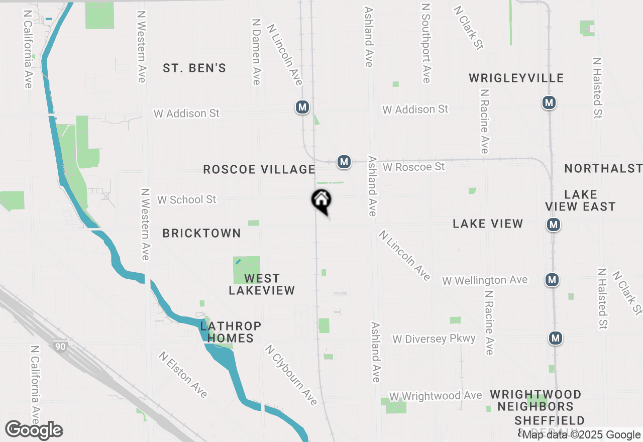 Map of 3201 N Ravenswood Avenue #203, Chicago, IL 60657