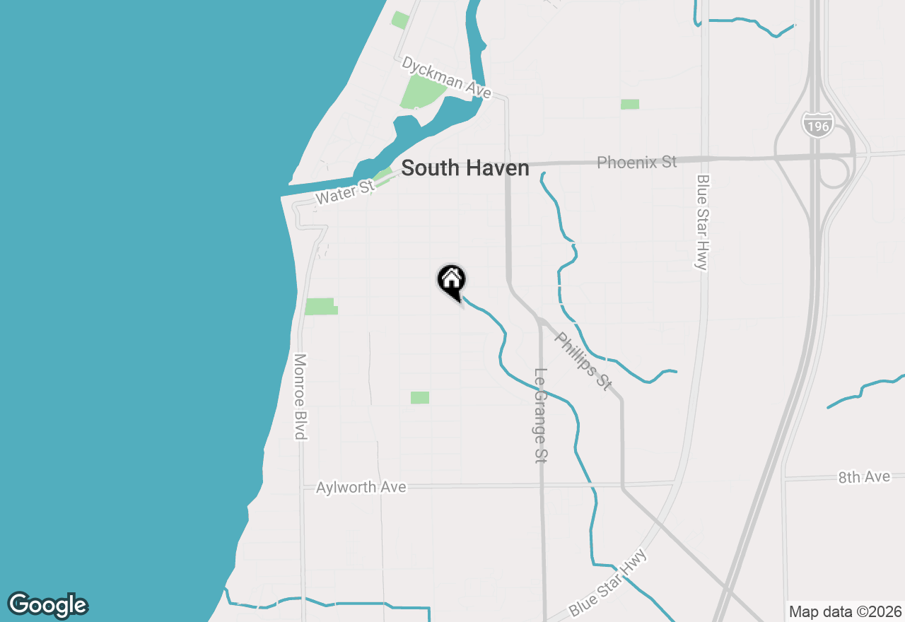 Map of 425 South Haven Street, South Haven, MI 49090