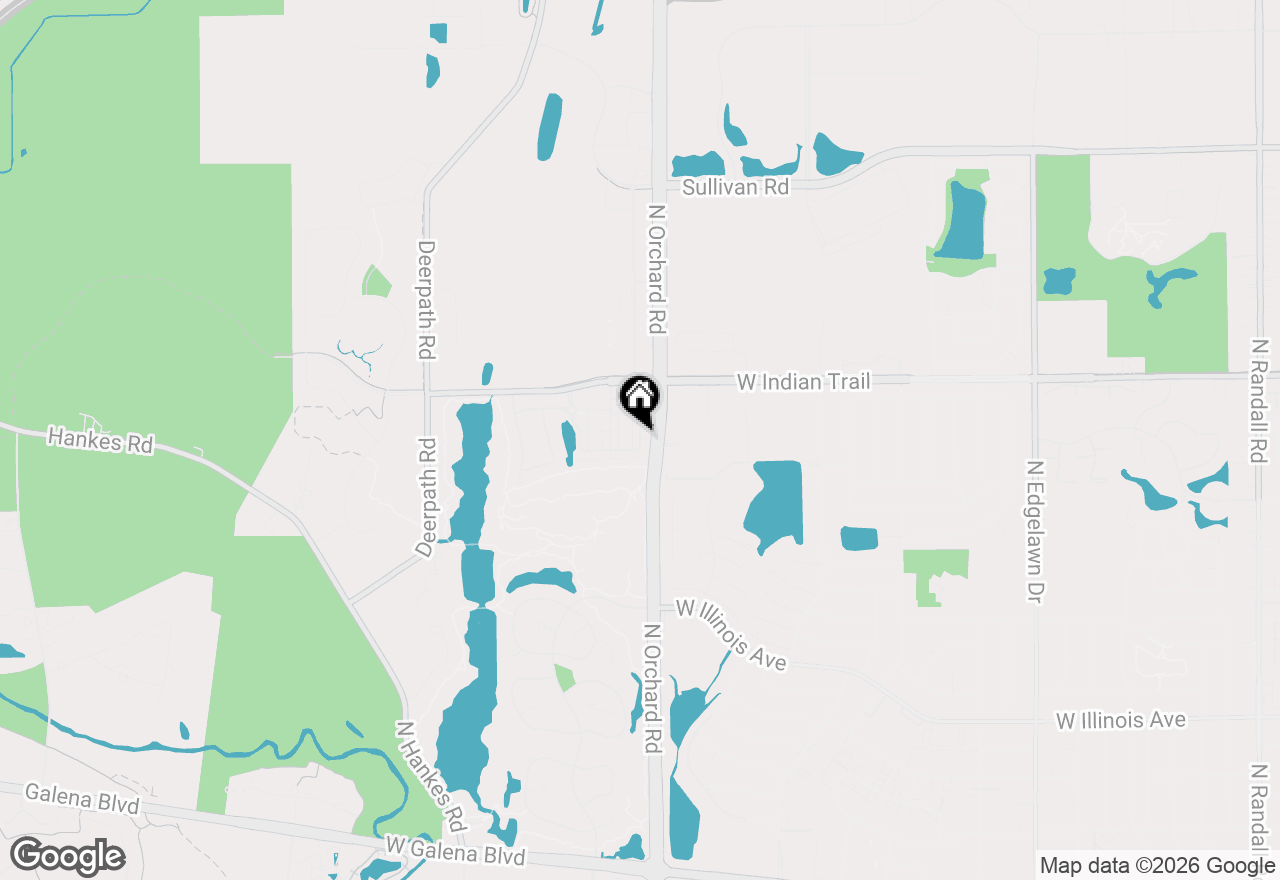 Map of 2422 Courtyard Circle #2, Aurora, IL 60506