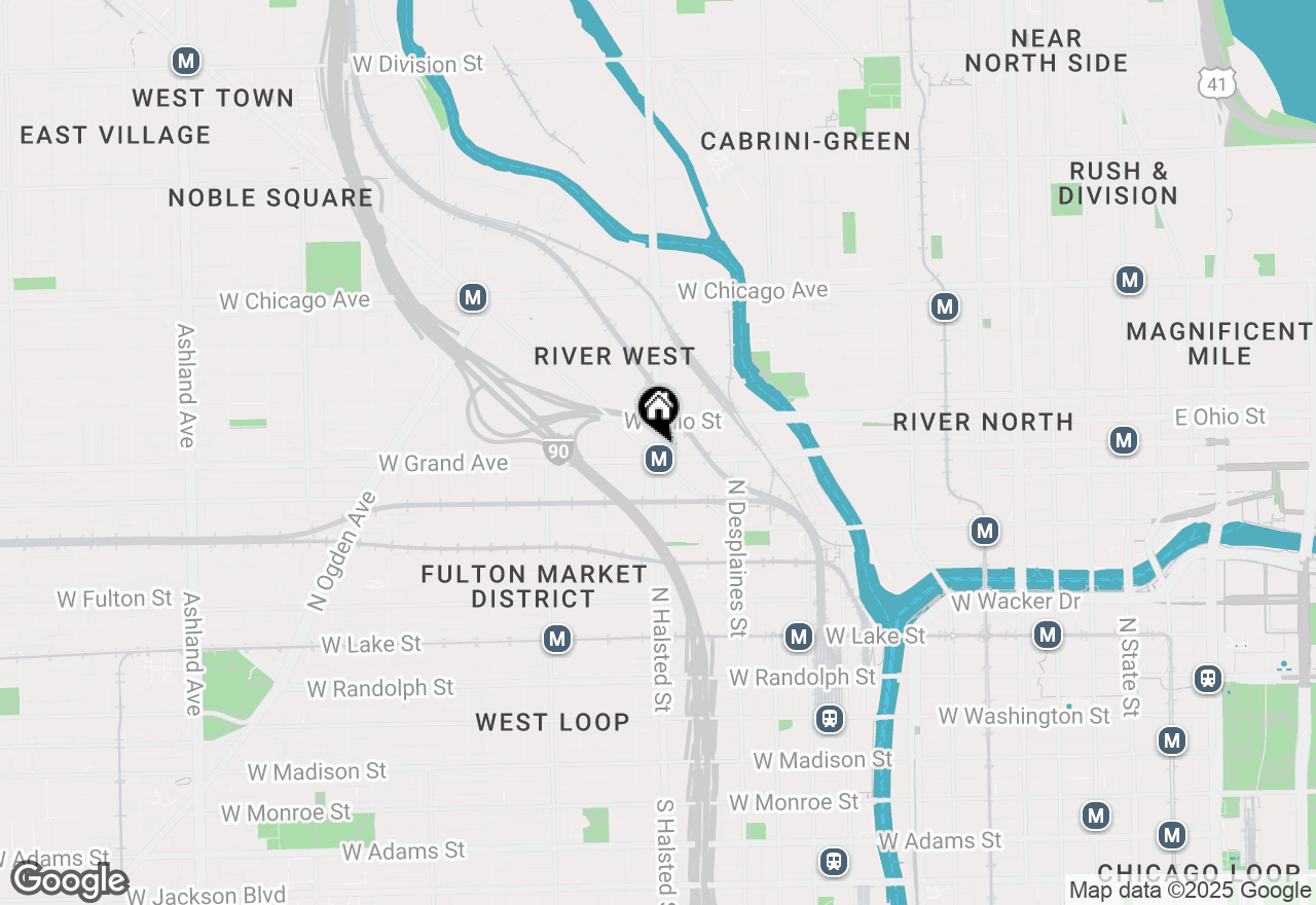 Map of 521 N Halsted Street, Chicago, IL 60642
