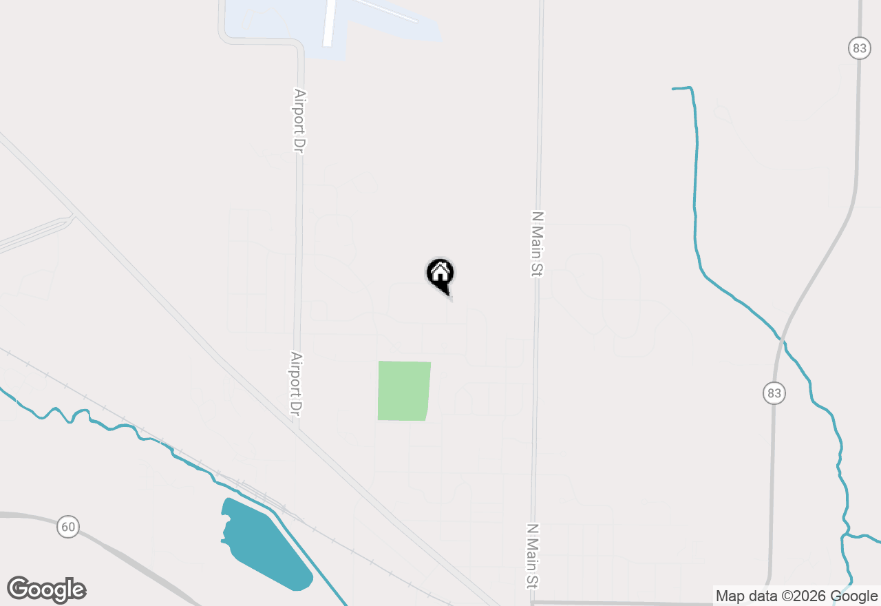 Map of 1551 Woodruff Way, Hartford, WI 53027