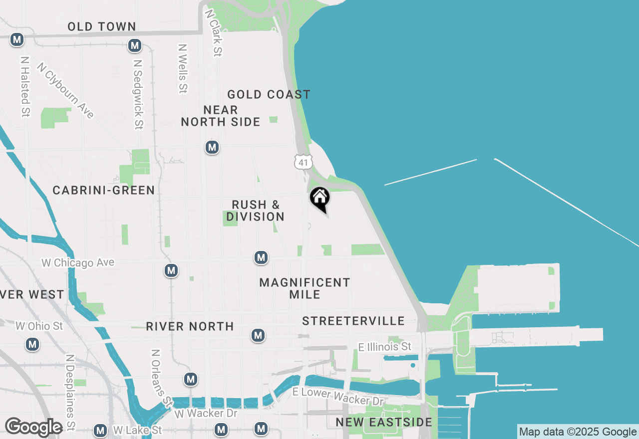 Map of 175 E Delaware #9207, Chicago, IL 60611