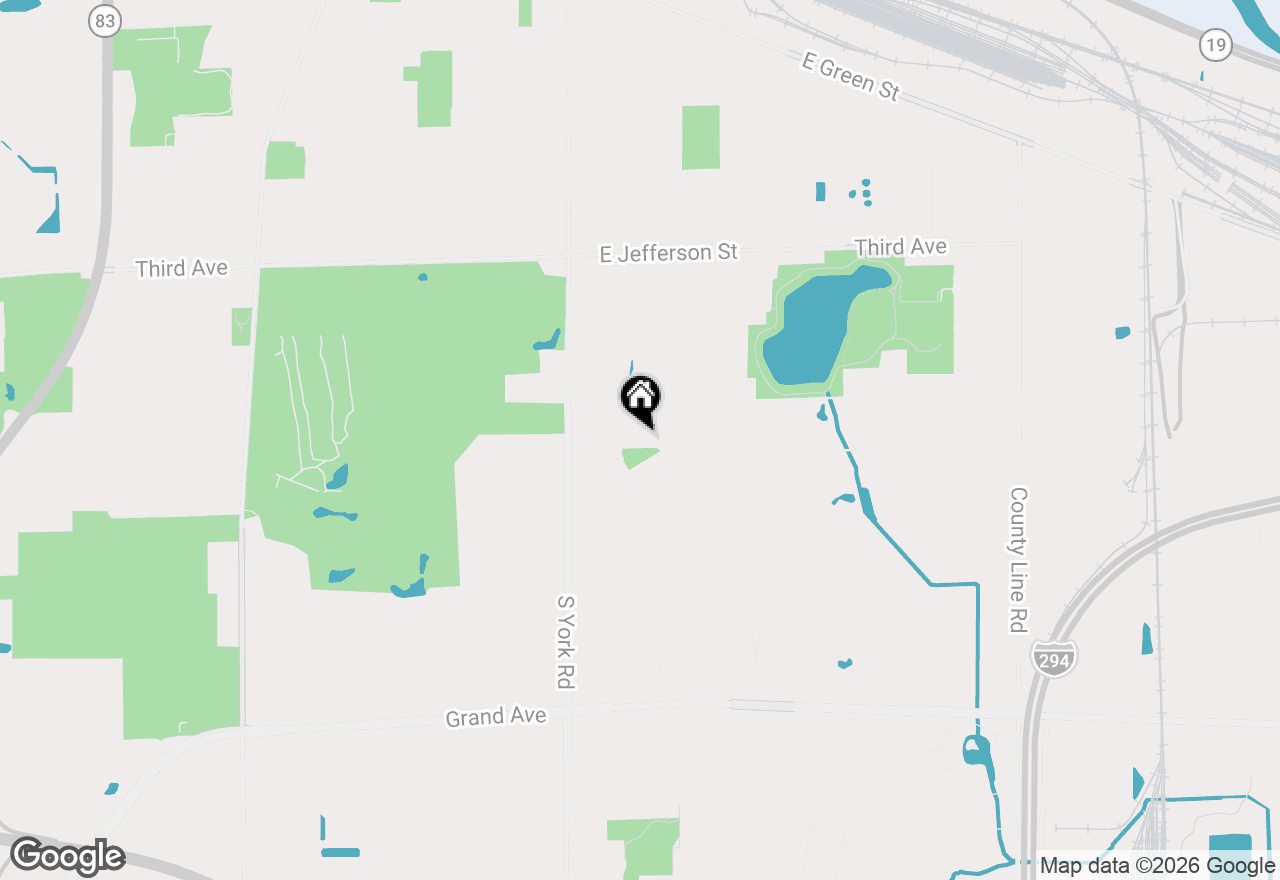 Map of 116 Dennis Drive, Bensenville, IL 60106