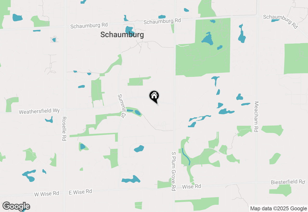 Map of 617 Trent Lane, Schaumburg, IL 60193