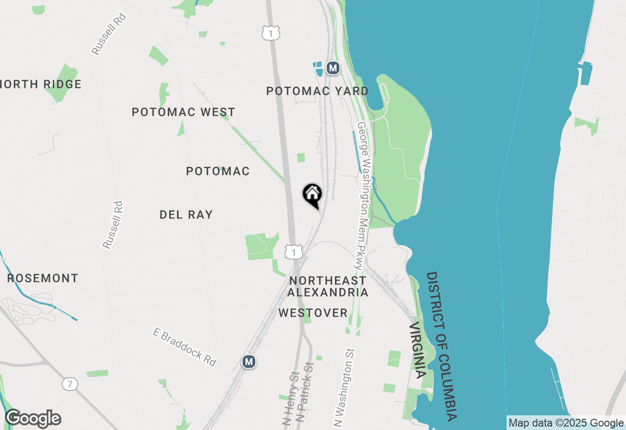 Map of 1910 Potomac Avenue #102, Alexandria, VA 22301