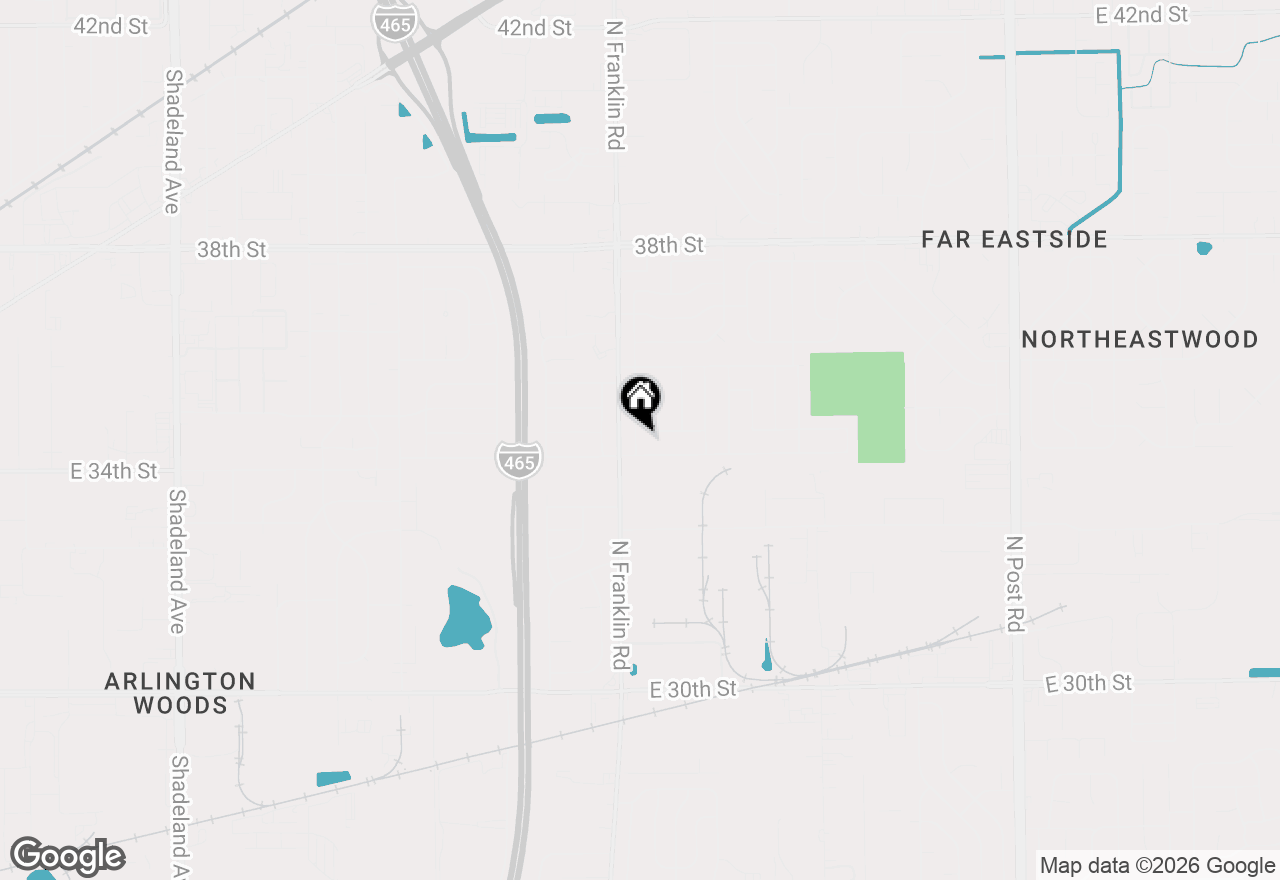 Map of 3413 Tiffany Drive, Indianapolis, IN 46226