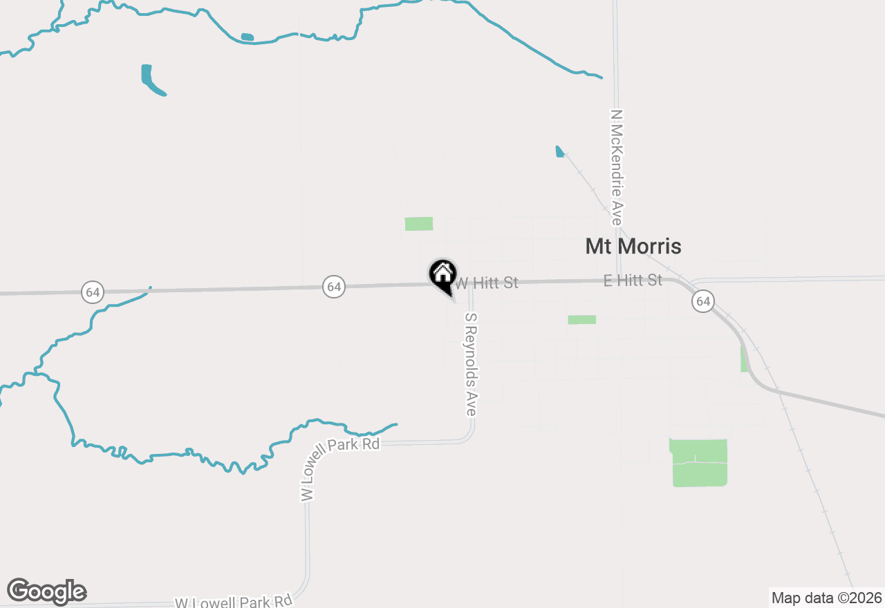 Map of 2 S Hannah Avenue, Mount Morris, IL 61054