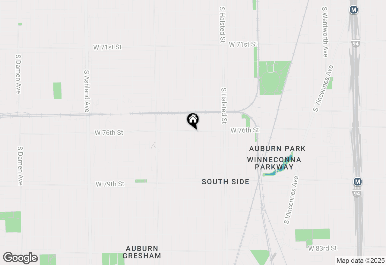 Map of 7601 S Morgan Street, Chicago, IL 60620