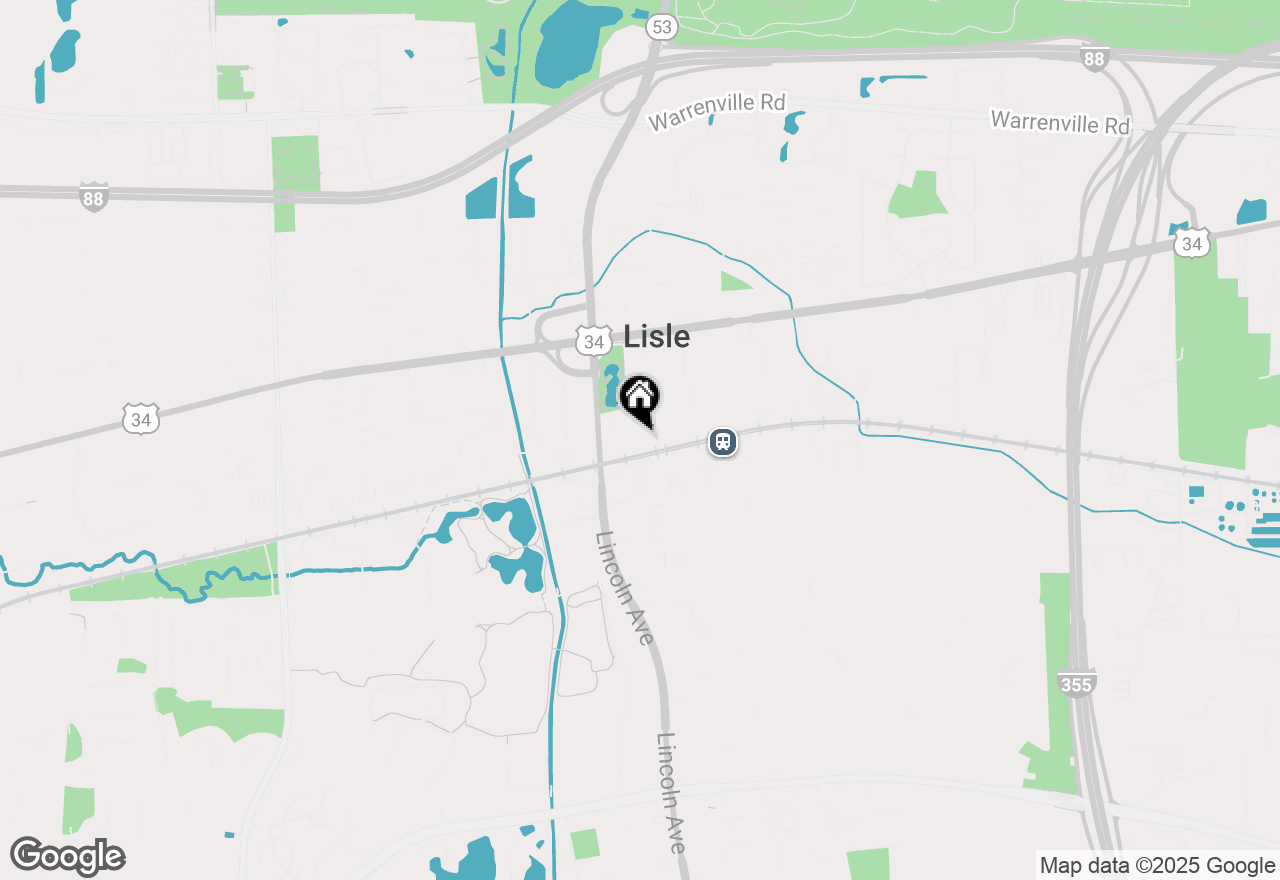 Map of 1111 Burlington Avenue #207, Lisle, IL 60532