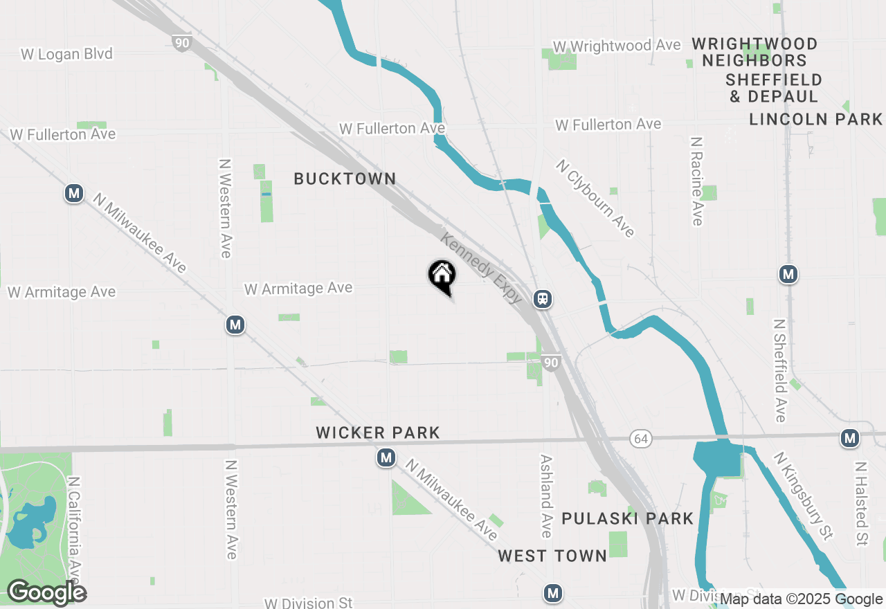 Map of 1930 N Honore Street, Chicago, IL 60622