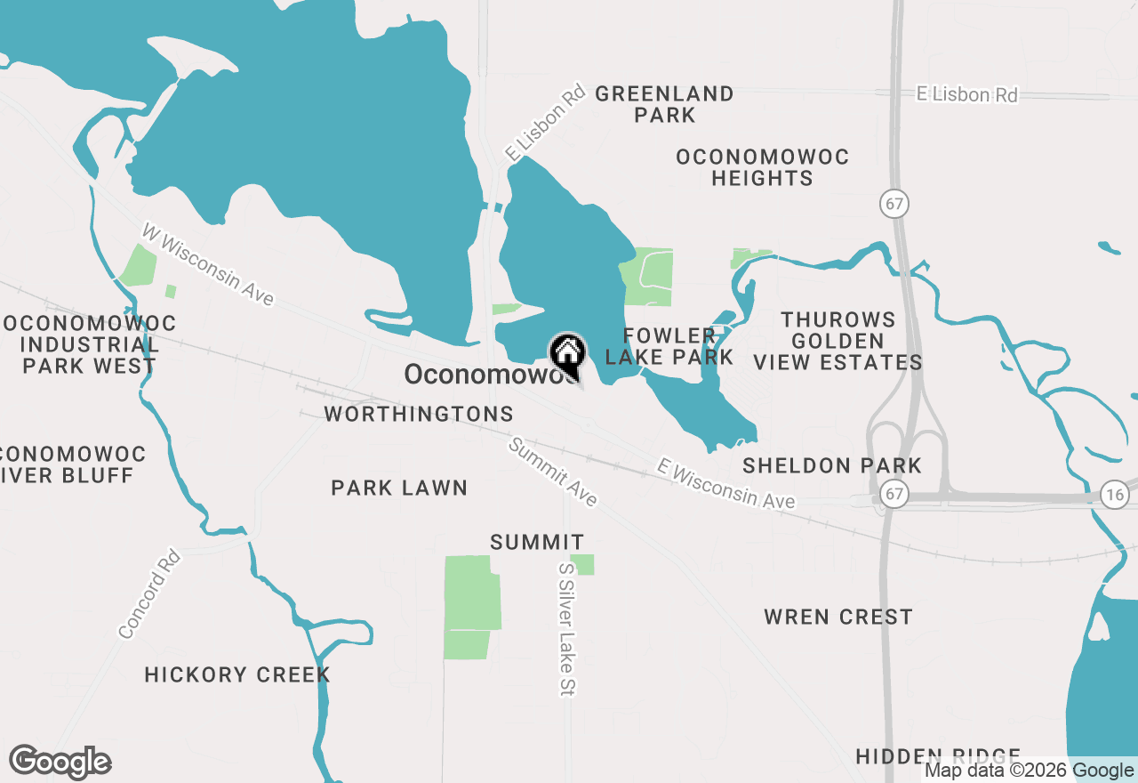 Map of 215 E Pleasant St #401, Oconomowoc, WI 53066