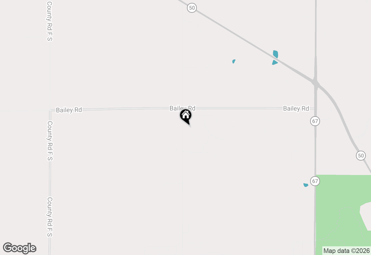 Map of 436 Ashley Dr, Williams Bay, WI 53191