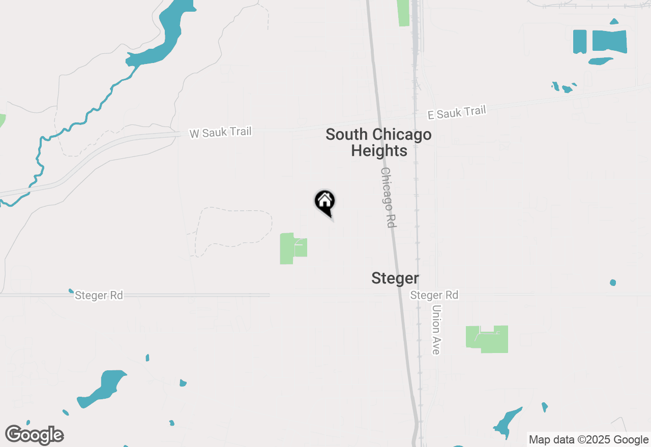Map of 3125 Sangamon Street, Steger, IL 60475