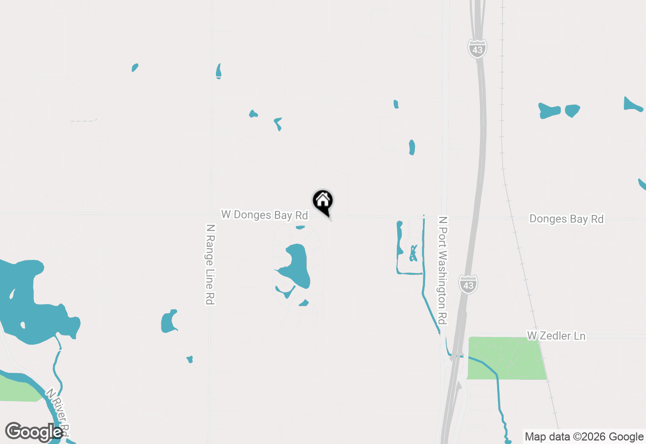 Map of 2029 W Donges Bay Rd #2031, Mequon, WI 53092