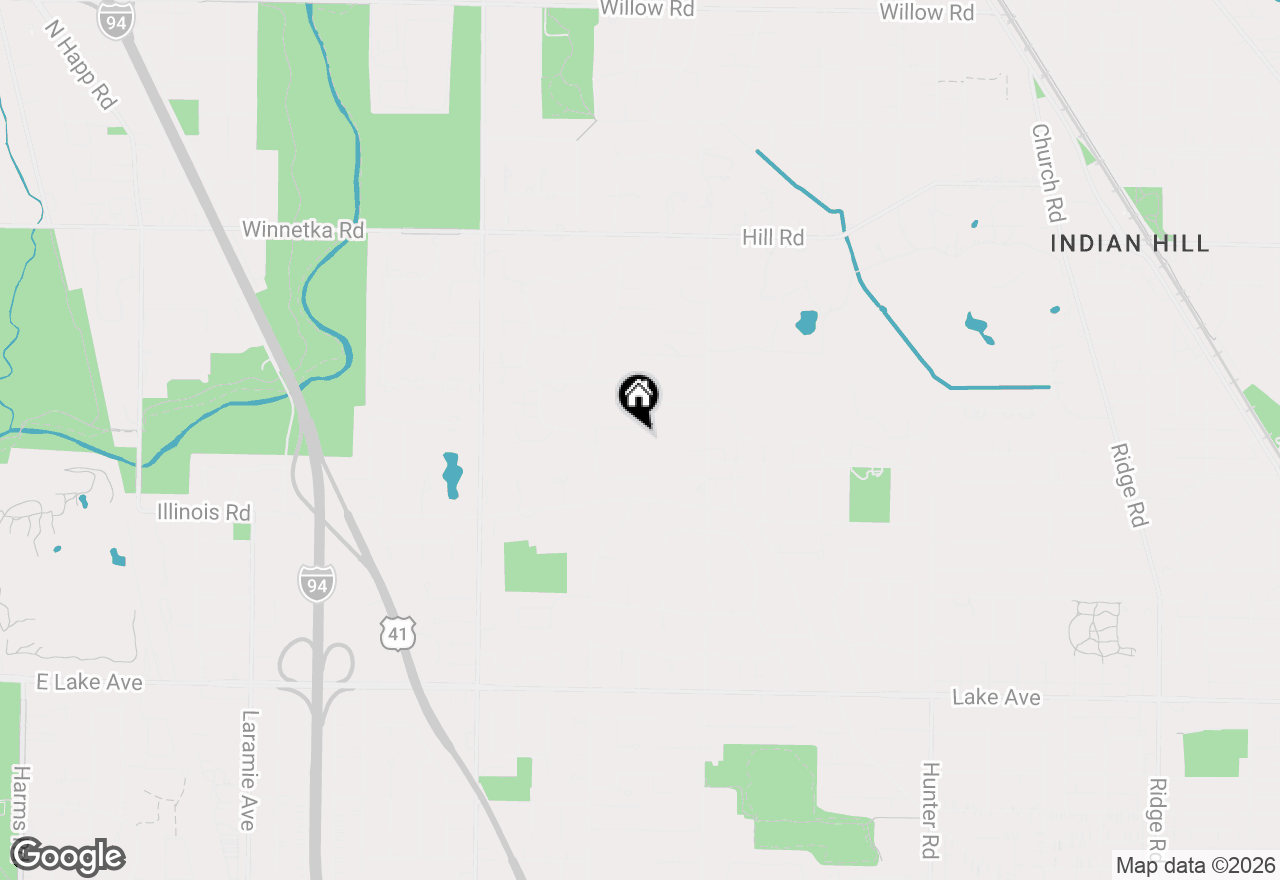 Map of 117 Woodley Road, Winnetka, IL 60093