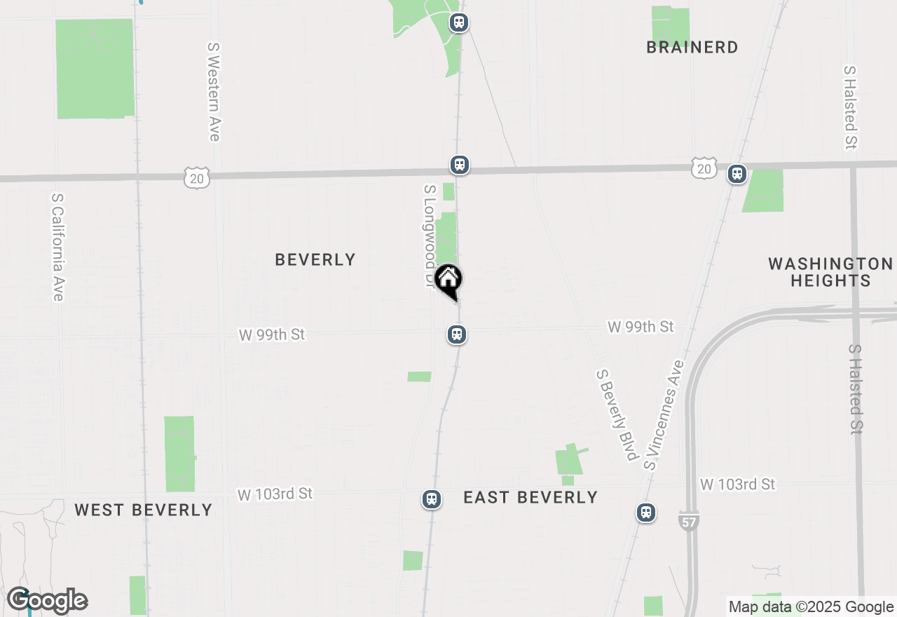 Map of 9826 S Walden Parkway, Chicago, IL 60643