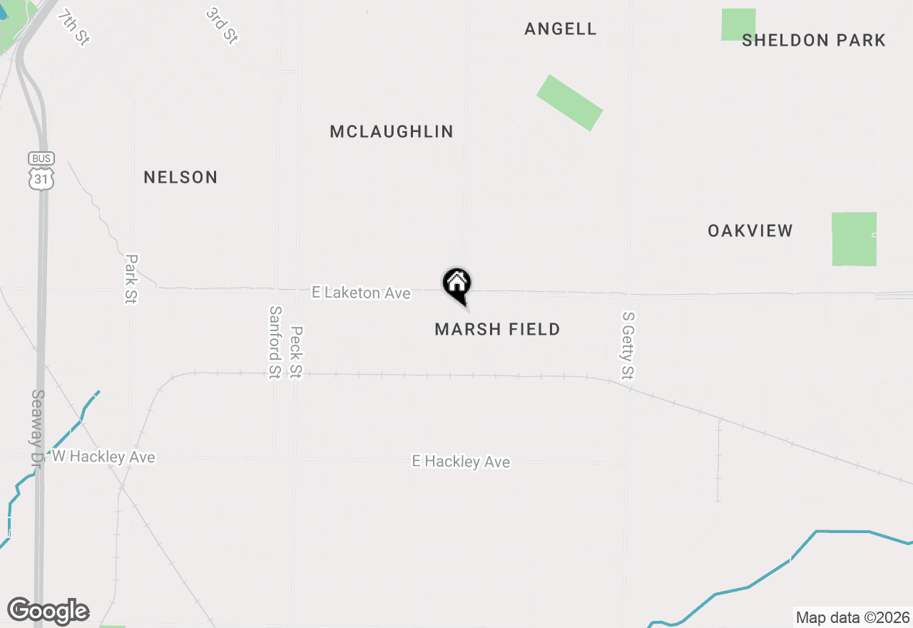 Map of 1845 Wood Street, Muskegon, MI 49442