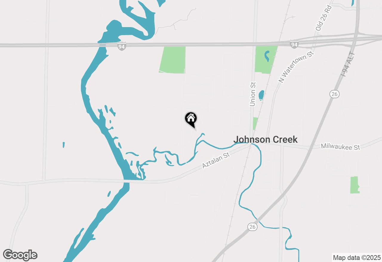 Map of 400 Abbey Ln, Johnson Creek, WI 53038