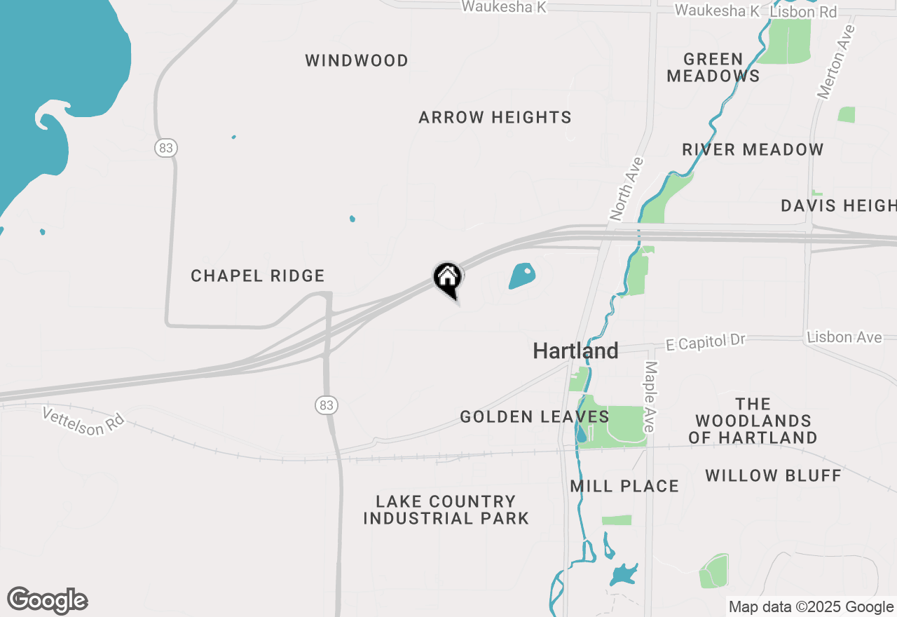 Map of 520 Windstone Dr #108, Hartland, WI 53029