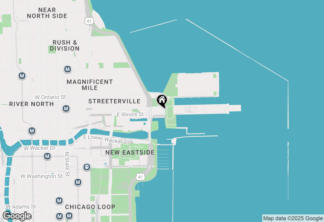 Map of 505 N Lake Shore Drive #518, Chicago, IL 60611