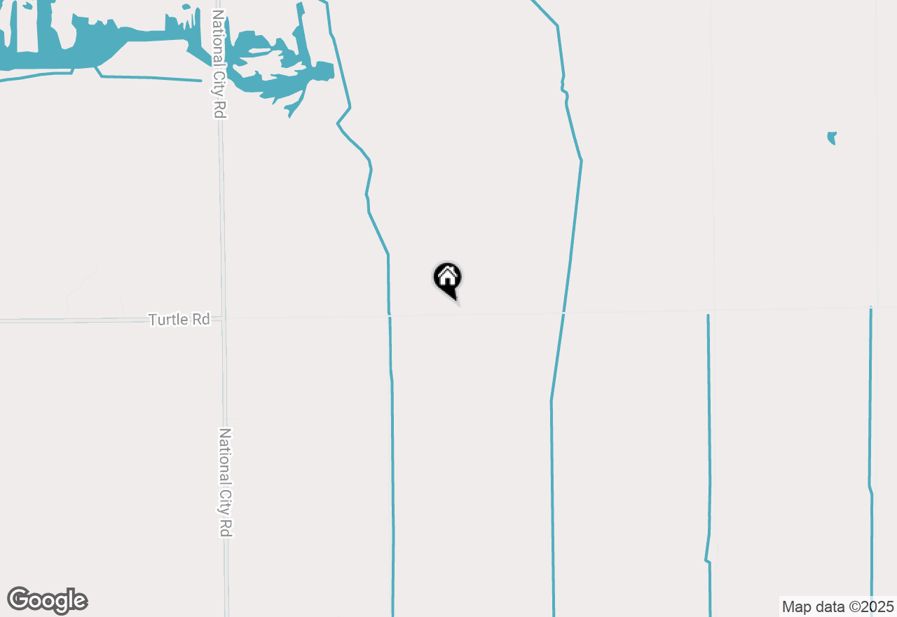 Map of 4600 Turtle Road, Turner, MI 48765