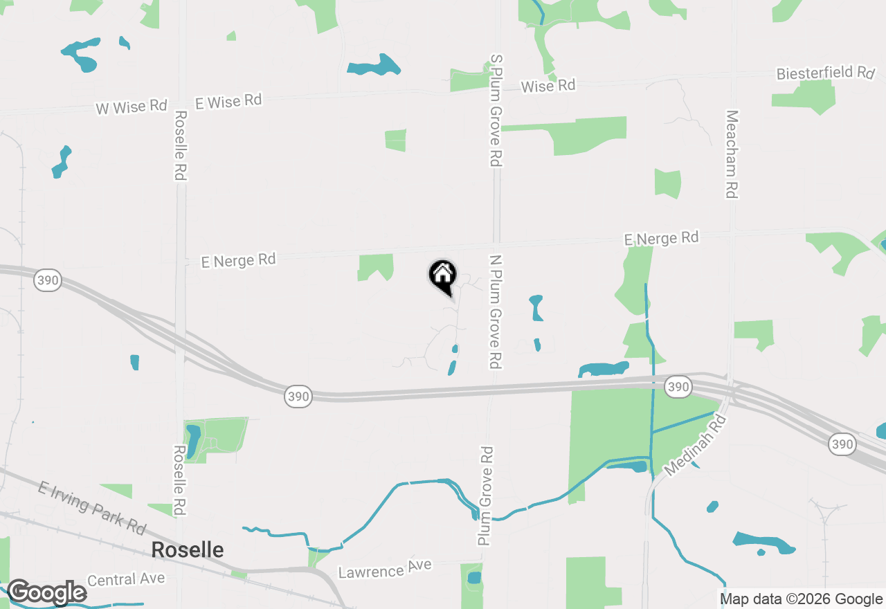 Map of 642 Glacier Trail, Roselle, IL 60172