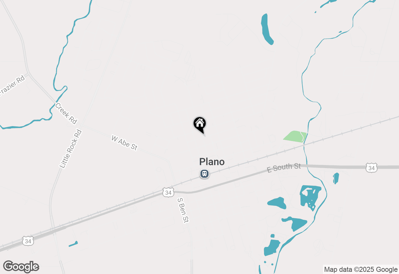 Map of 405 N Center Street, Plano, IL 60545