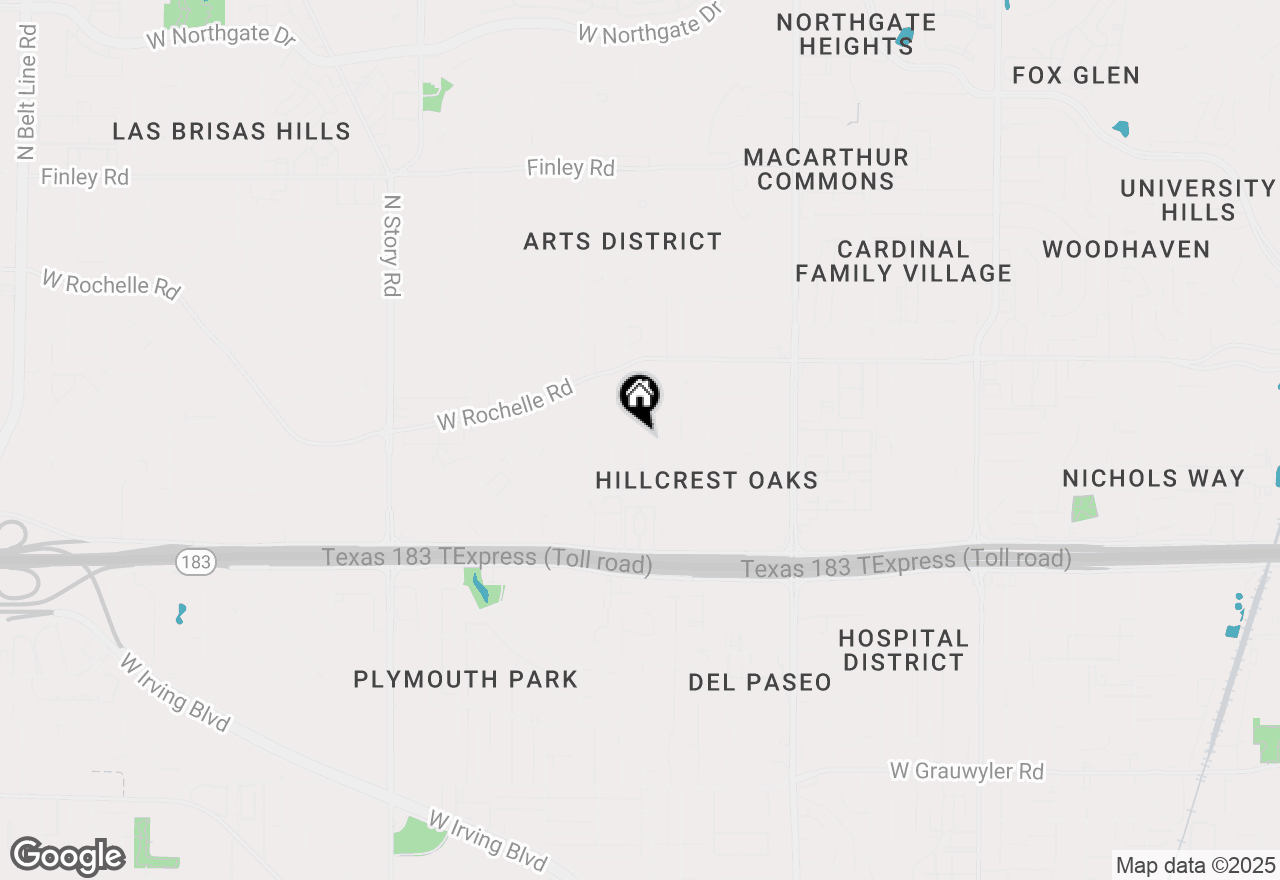 Map of 1520 Atlanta Drive, Irving, TX 75062