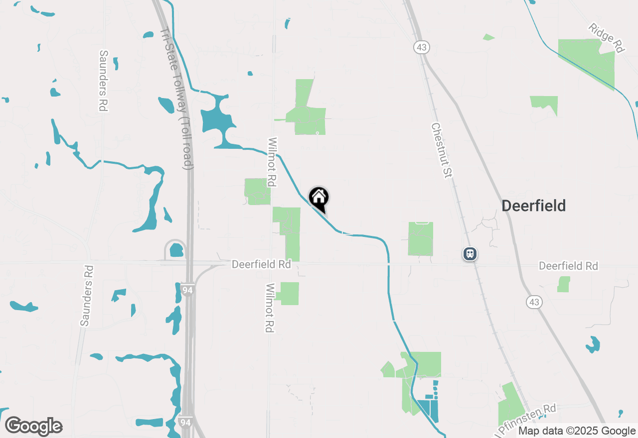 Map of 931 Holmes Avenue, Deerfield, IL 60015