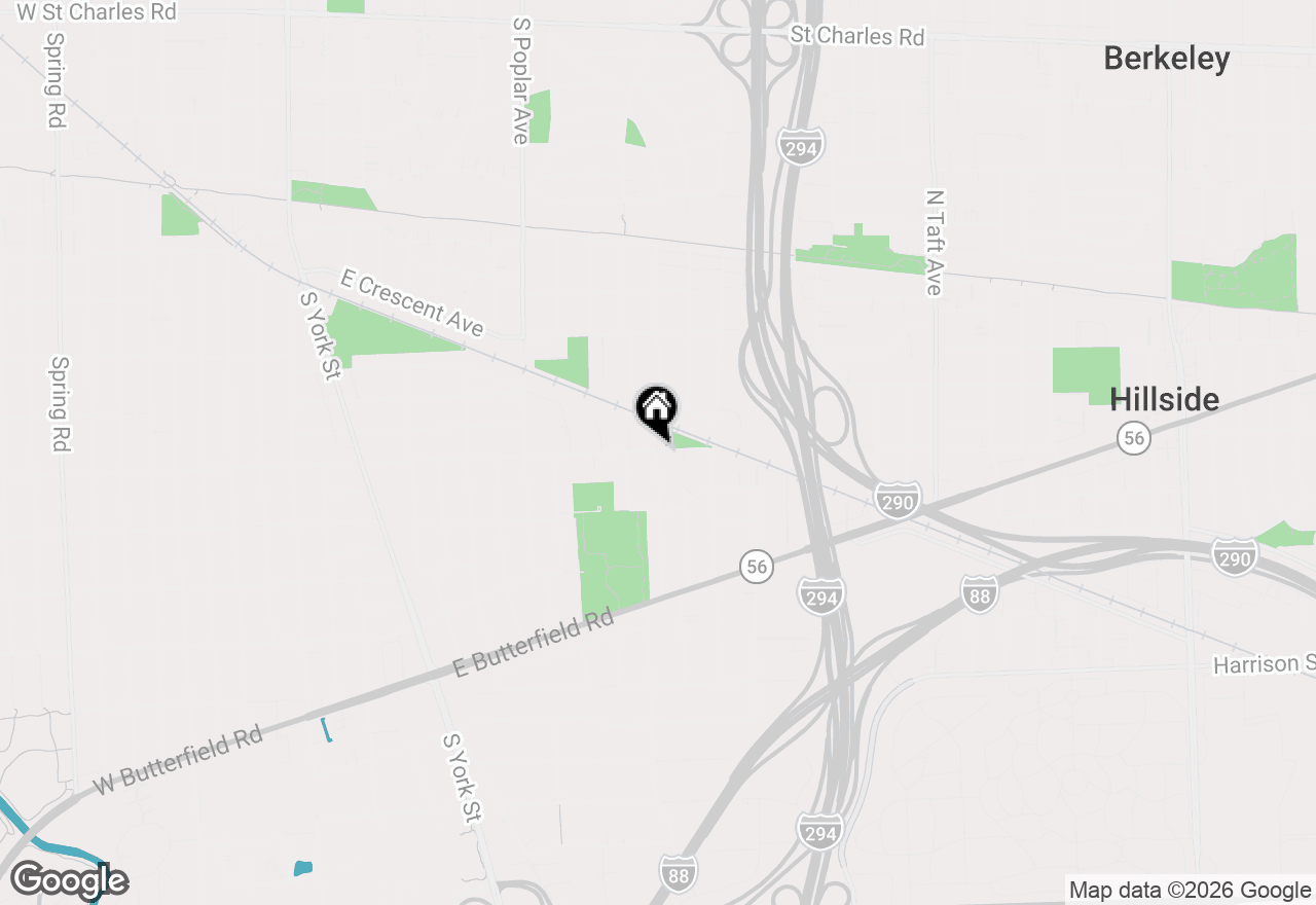 Map of 0S611 Cedar Avenue, Elmhurst, IL 60126