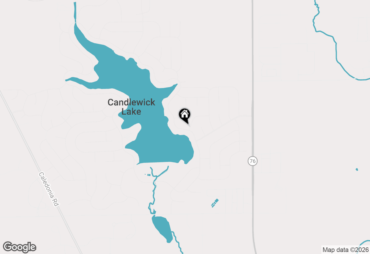 Map of 203 Candlewick Drive, Poplar Grove, IL 61065