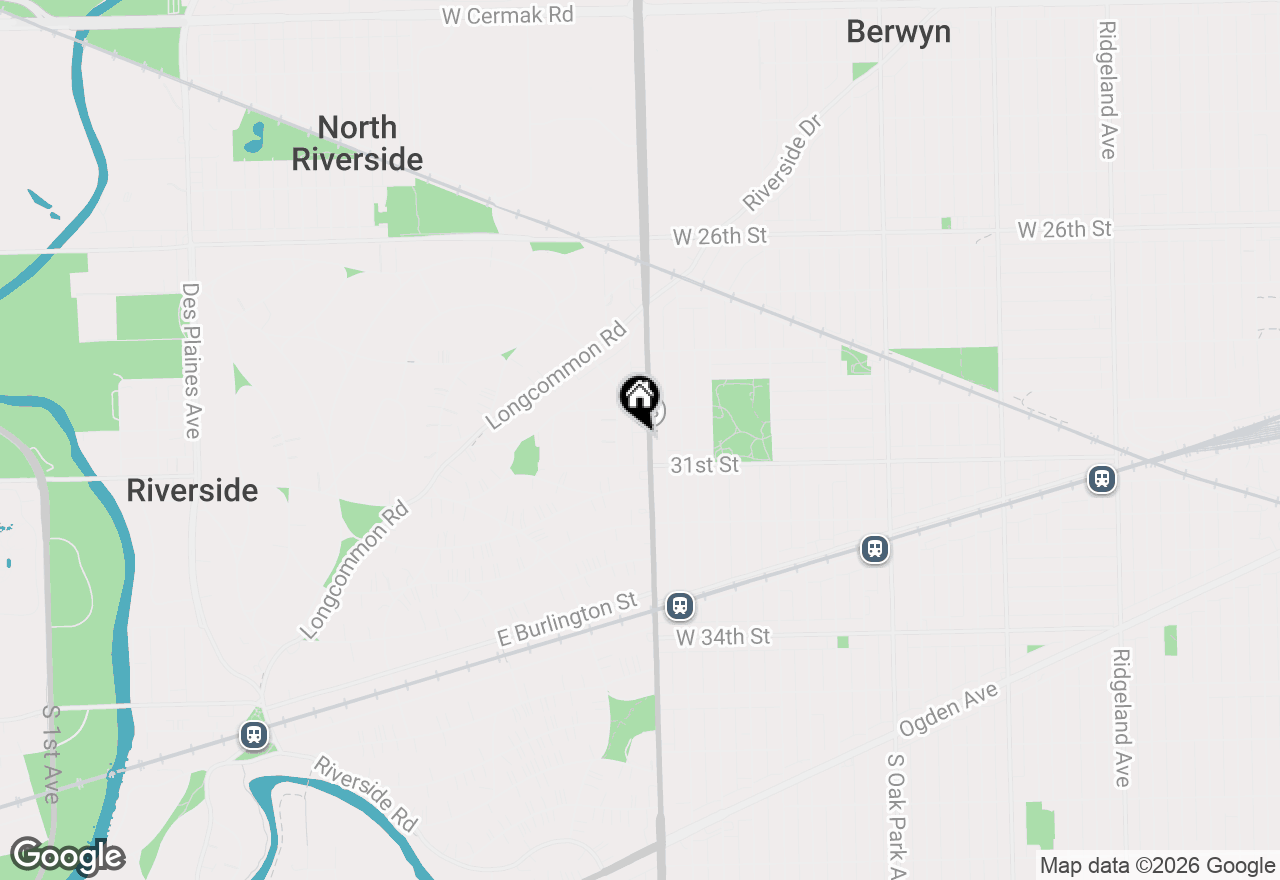 Map of 3024 Harlem Avenue #2, Riverside, IL 60546