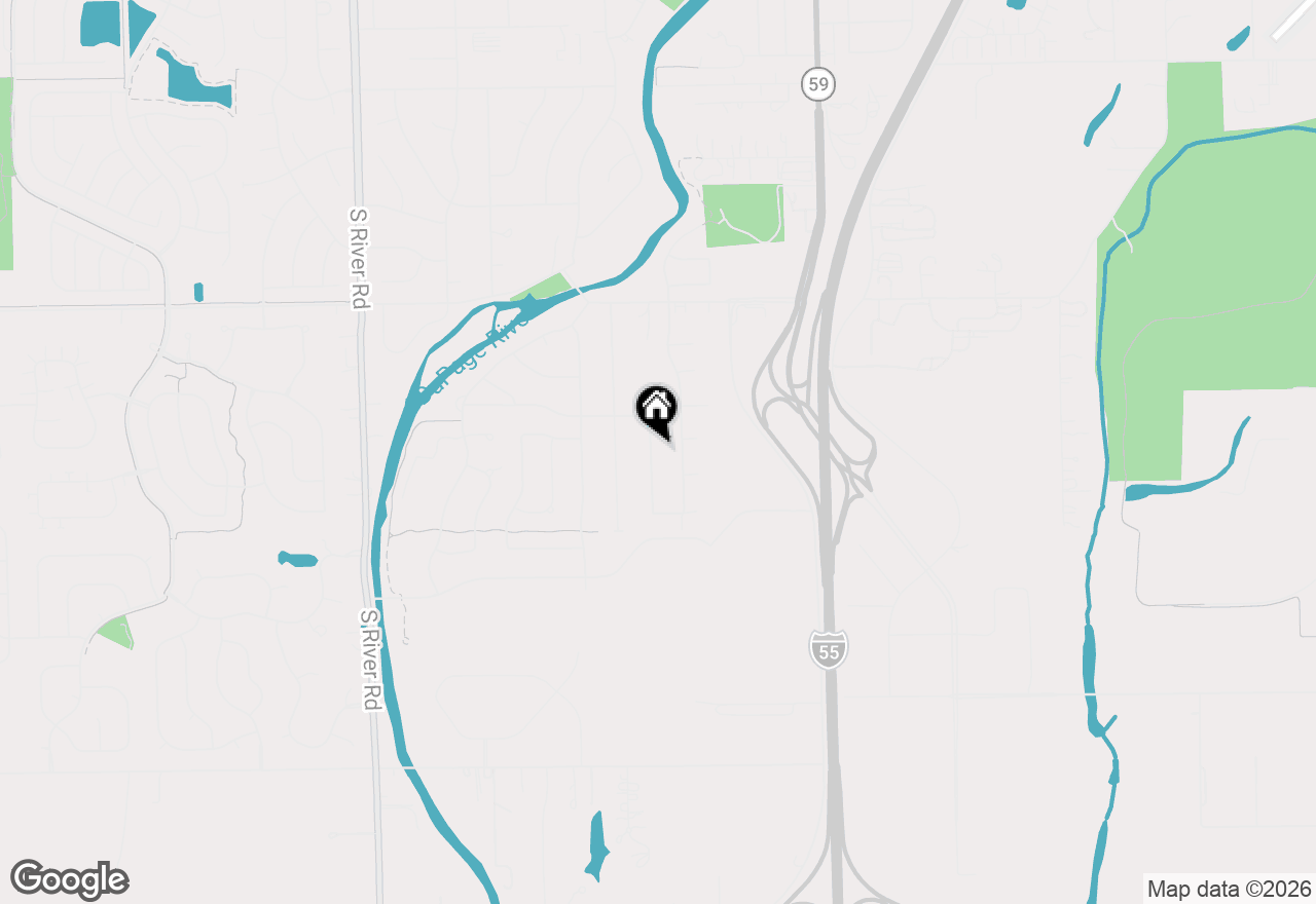 Map of 20937 Ron Lee Drive, Shorewood, IL 60404