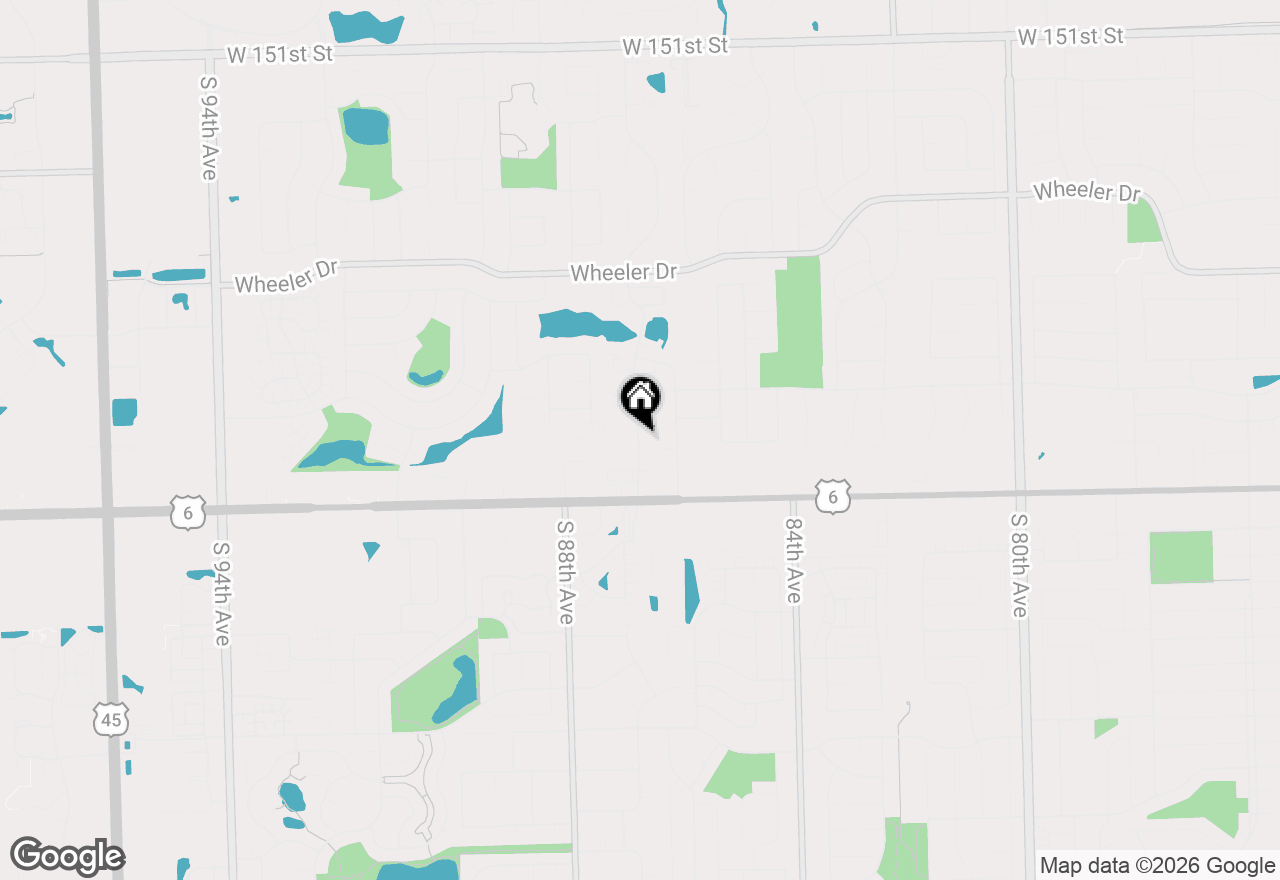 Map of 15817 Orlan Brook Drive #35, Orland Park, IL 60462