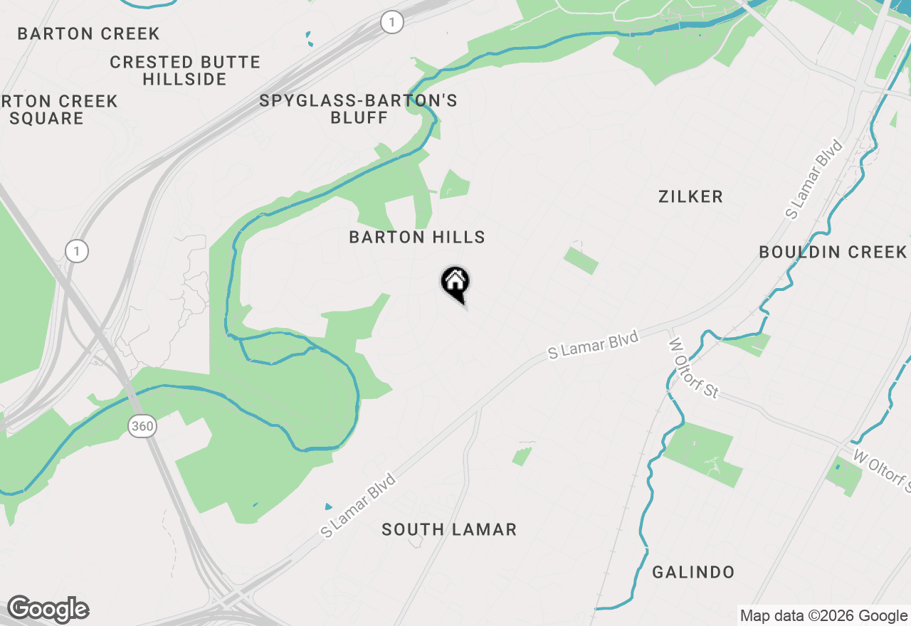 Map of 2401 La Casa Dr #A&B, Austin, TX 78704