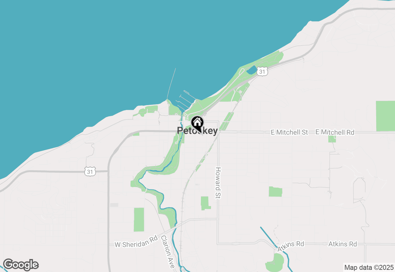 Map of 202 E Mitchell, Petoskey, MI 49770