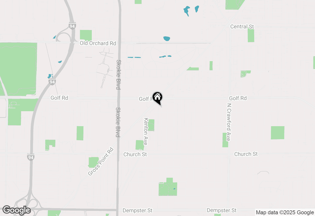 Map of 9519 Kolmar Avenue, Skokie, IL 60076