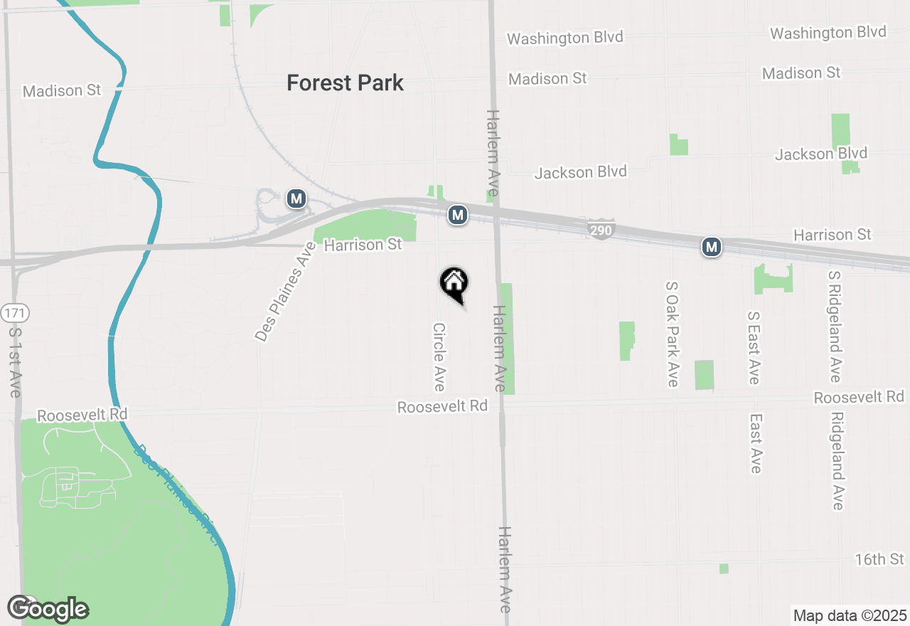 Map of 937 Marengo Avenue, Forest Park, IL 60130