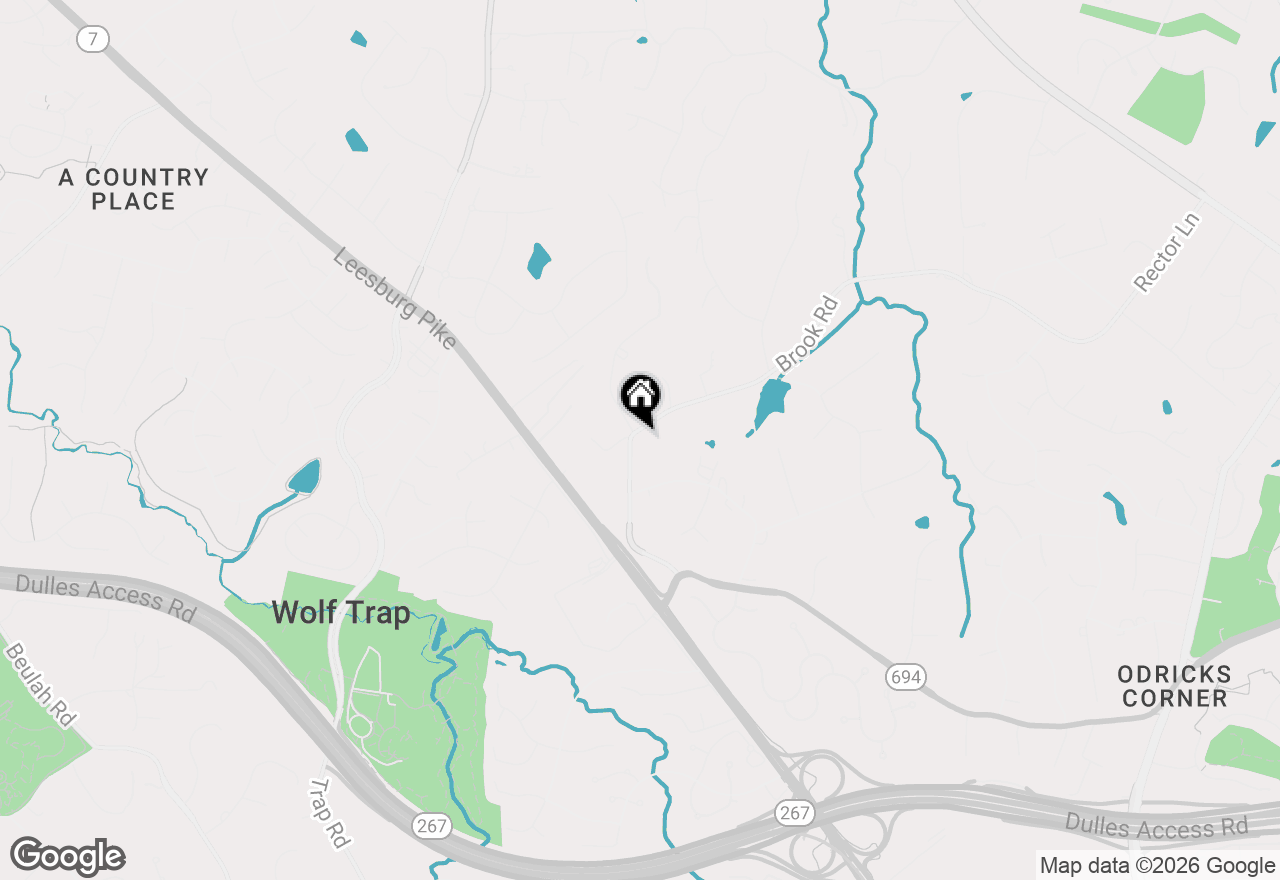 Map of 8951 Brook Road, Mclean, VA 22102
