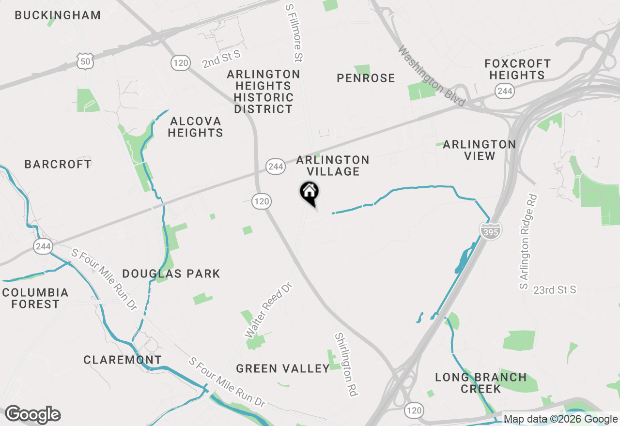 Map of 2912 13th Road S #12104, Arlington, VA 22204