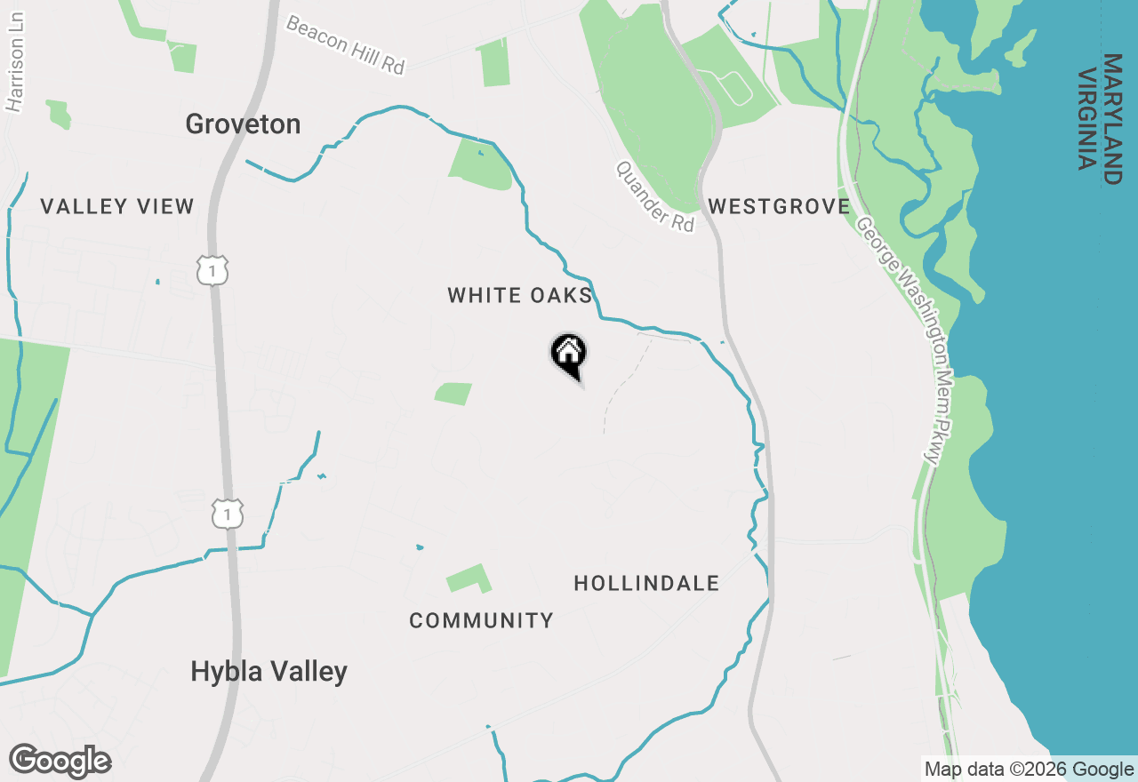 Map of 2108 Popkins Lane, Alexandria, VA 22307