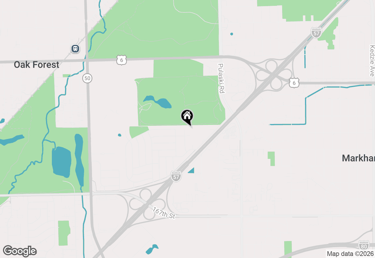 Map of 16409 Laura Lane, Oak Forest, IL 60452