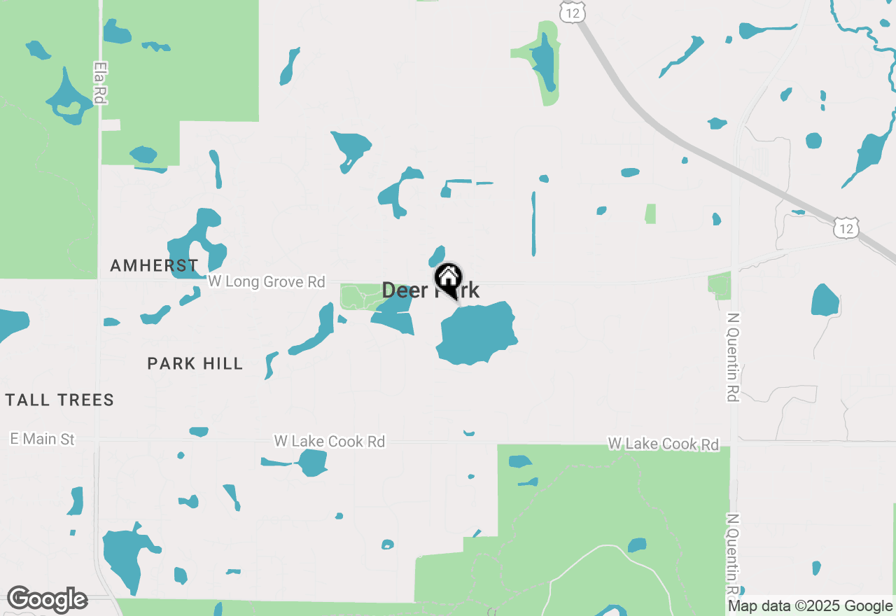 Map of 22907 W Fox Chase Road, Deer Park, IL 60010