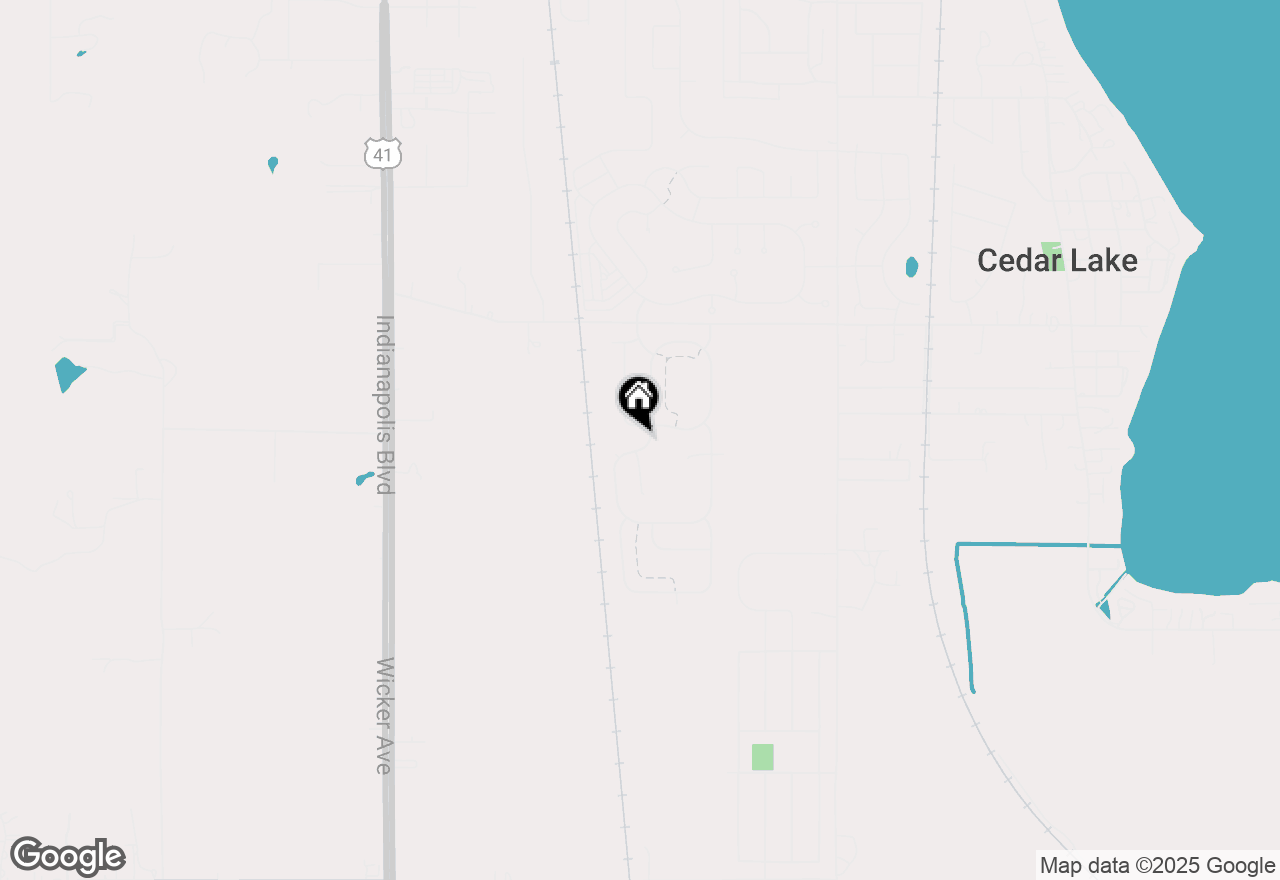 Map of 14250 Heritage Way, Cedar Lake, IN 46303