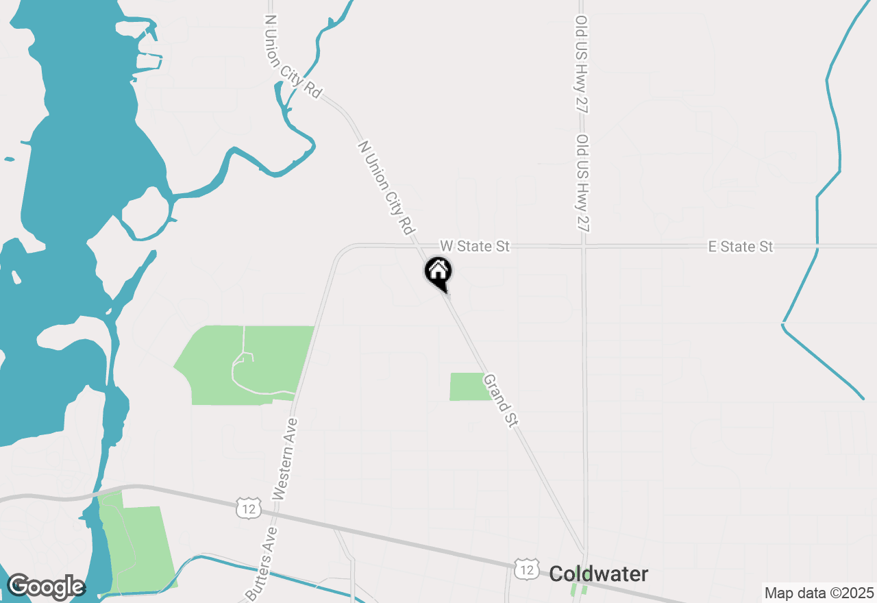 Map of 435 Grand Street, Coldwater, MI 49036