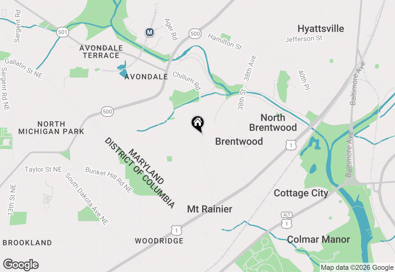 Map of 3211 Varnum Street, Mount Rainier, MD 20712