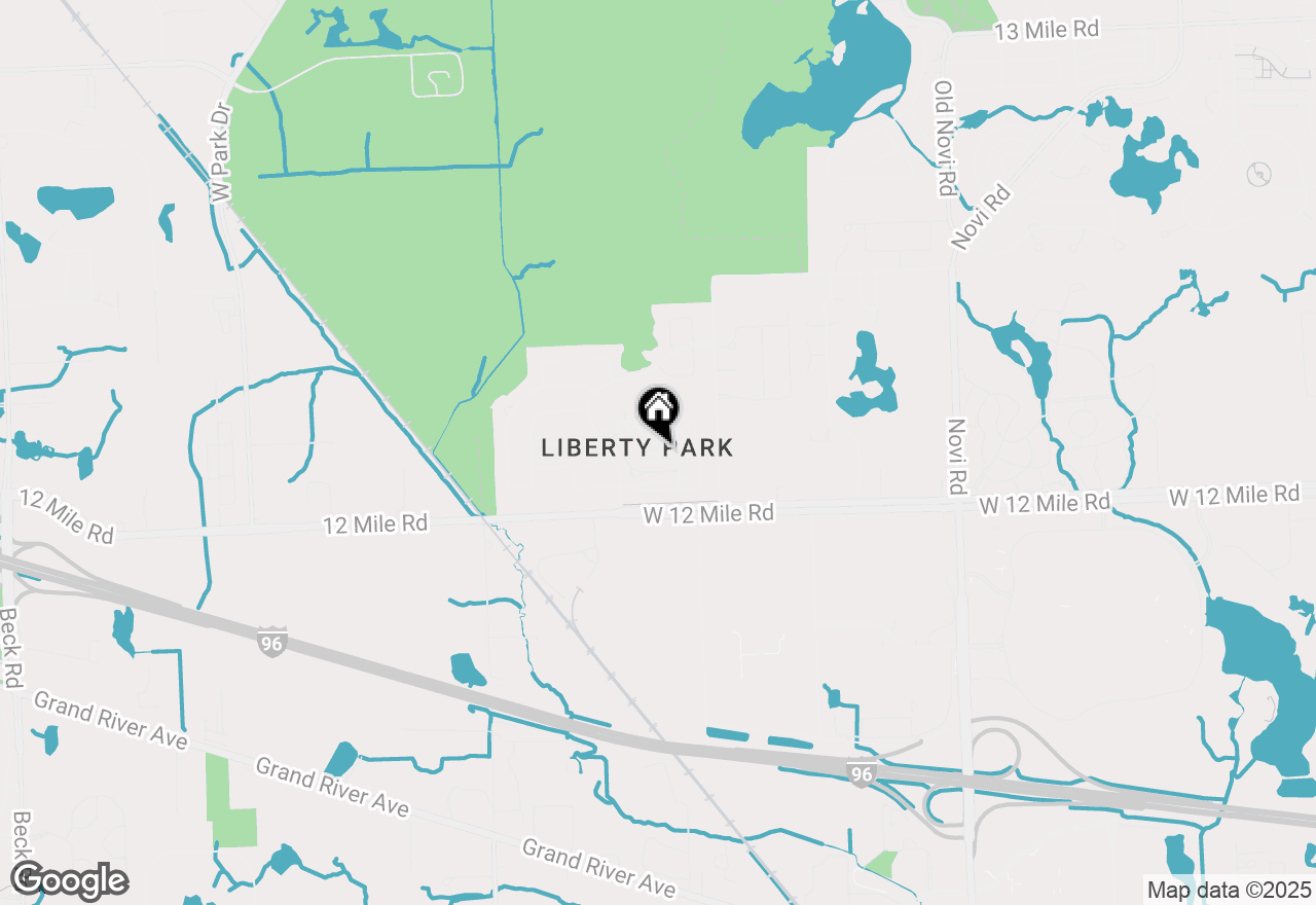 Map of 27912 Middleton Drive, Novi, MI 48377