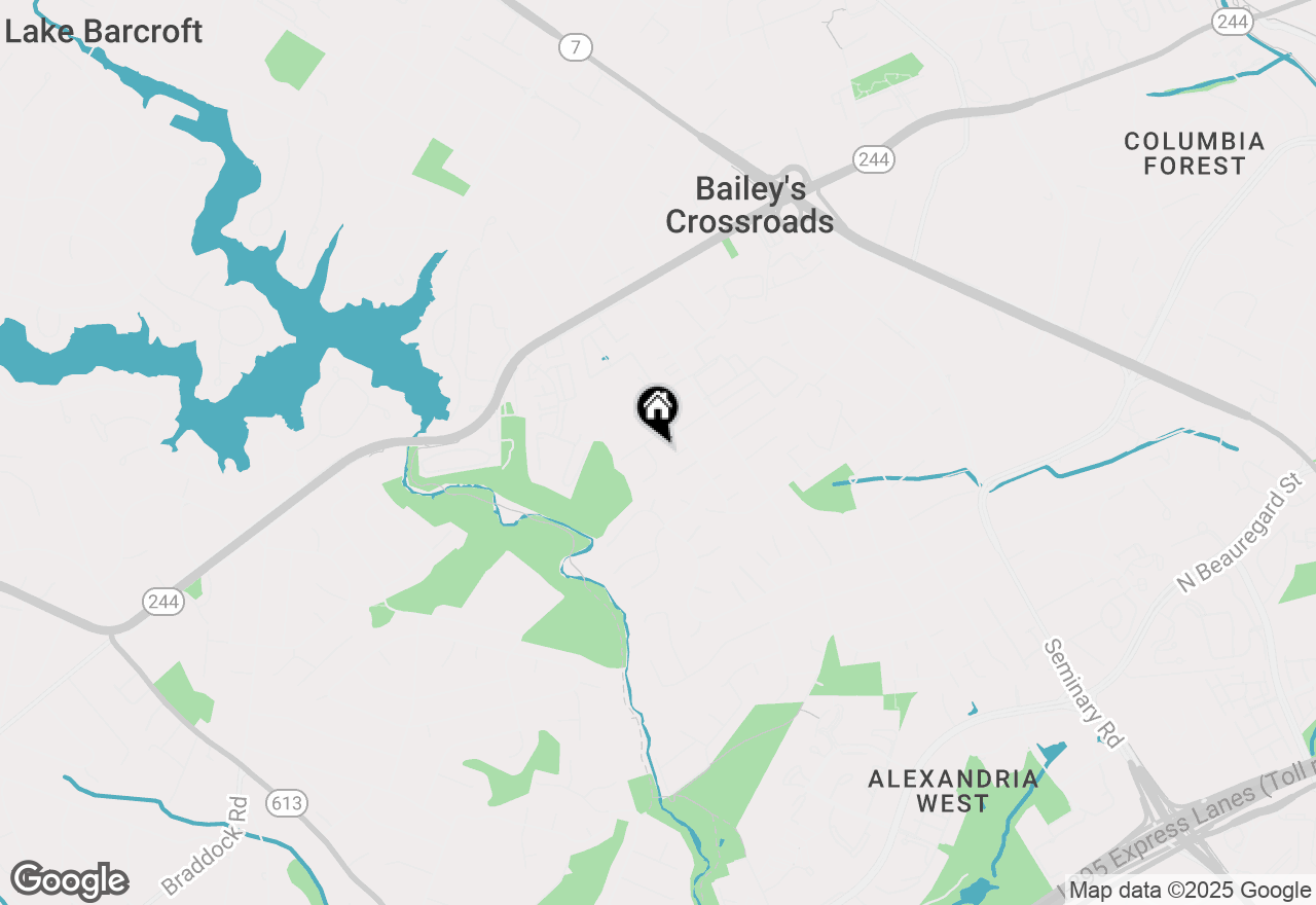 Map of 3803 Bell Manor Court, Falls Church, VA 22041