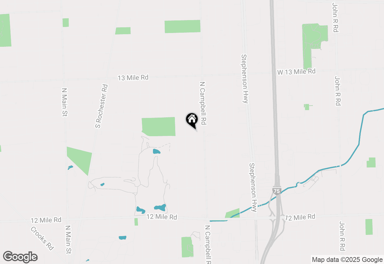 Map of 2611 N Wilson Avenue, Royal Oak, MI 48073